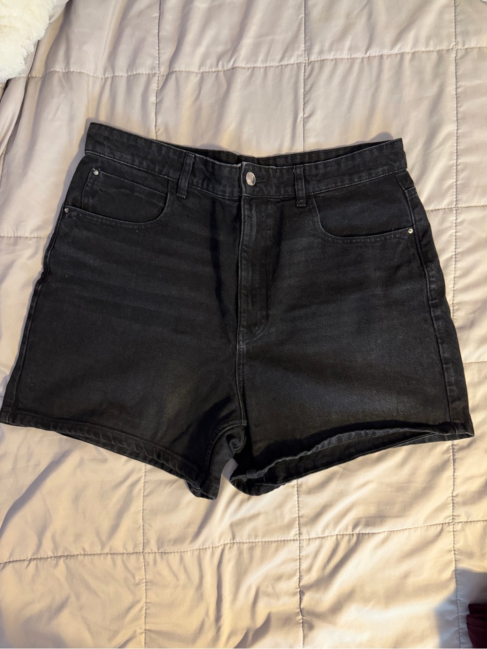 Zara High-Rise Denim Shorts